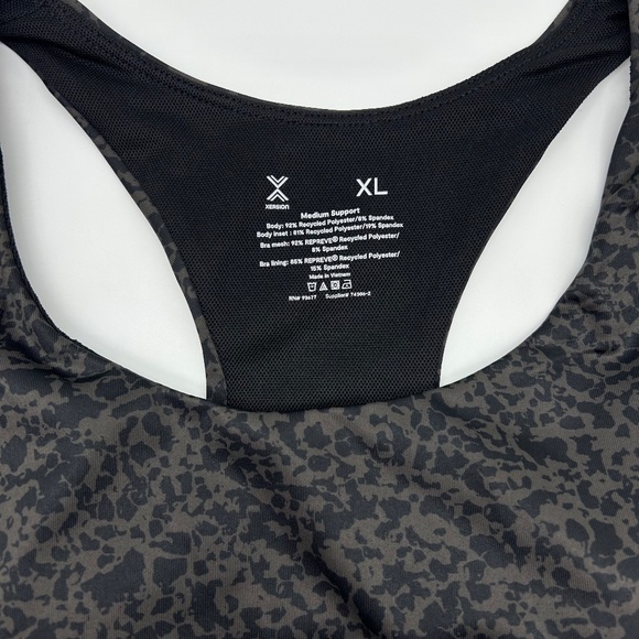 Xersion Women's Asphalt Medium Support Sports Bra Sizes L XL - Picture 7 of 8